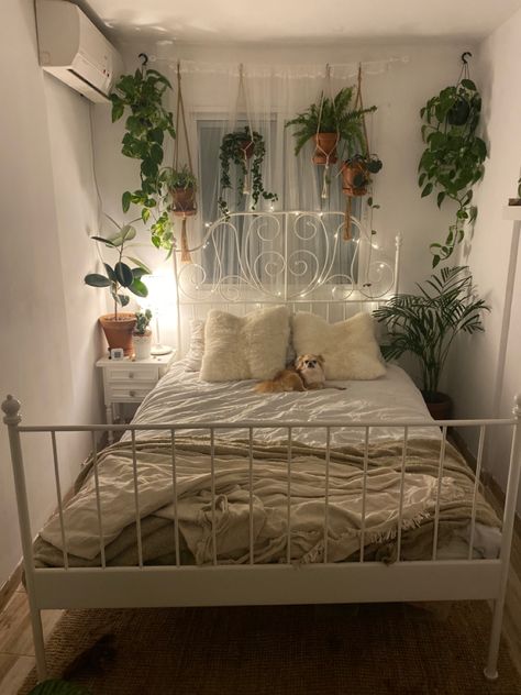 Ikea Leirvik Bed Inspiration, Ikea Leirvik, Leirvik Bed, Bed Inspiration, Jungle Bedroom, Fantasy Furniture, Bedding Inspiration, Makeover Bedroom, Room Makeover Bedroom