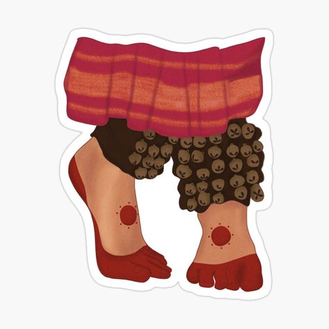 Get my art printed on awesome products. Support me at Redbubble #RBandME: https://www.redbubble.com/i/sticker/Bharathanatyam-dancers-feet-Indian-classical-dance-by-HariniArts/146278171.EJUG5?asc=u Indian Dance Forms, Indian Stickers, Indian Classical Dancer, Bharatanatyam Poses, Dance Cakes, Mural Art Design, Leg Painting, Indian Classical Dance, Dancing Drawings