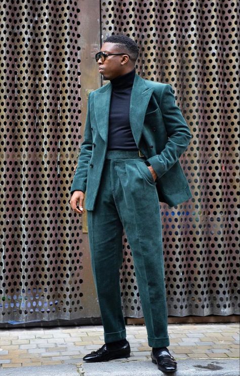 Mens fashion by Gabriel Akinosho Dark Teal Suit, Wedding Guest Men, Teal Suit, Gay Outfits, Teal Outfits, Formal Wedding Attire, Wedding Guest Outfit Winter, Black Outfit Men, Wedding Dresses Men Indian