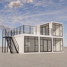 Container Van House, 20ft Shipping Container, Container Van, Container Restaurant, Prefab Houses, Container Bar, Van House, Container Office, Restaurant Office