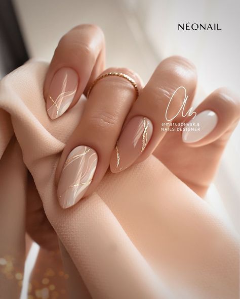 Bride Nail Art, Wedding Nail Art Design, Minimal Nails Art, Acrylic Nail Powder, Summer Gel Nails, Elegant Nail Art, Classy Nail Designs, Beige Nails, Bride Nails