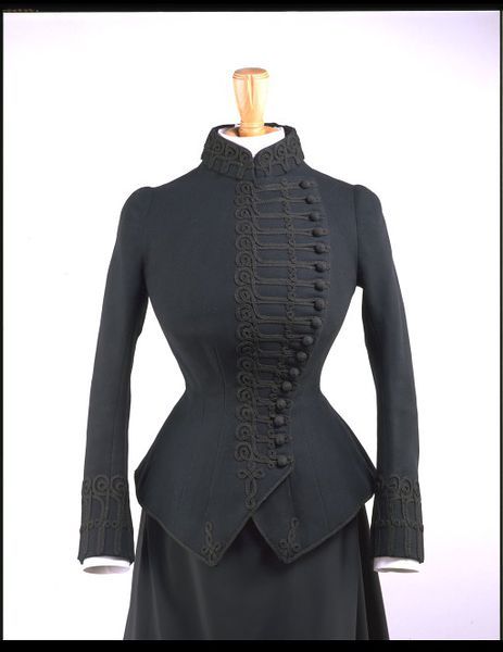 Riding habit jacket | John Redfern & Sons | V British Tailoring, Fashion Eras, Riding Habit, 1880s Fashion, Walking Outfits, Bustle Dress, 19th Century Fashion, Riding Jacket, Victorian Clothing