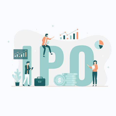 Initial public offering (ipo) illustrati... | Premium Vector #Freepik #vector #banner #business #money #character Money Character, Initial Public Offering, Vector Banner, Concept Illustration, Mobile Applications, Landing Pages, Cute Krishna, Business Money, Mobile Application