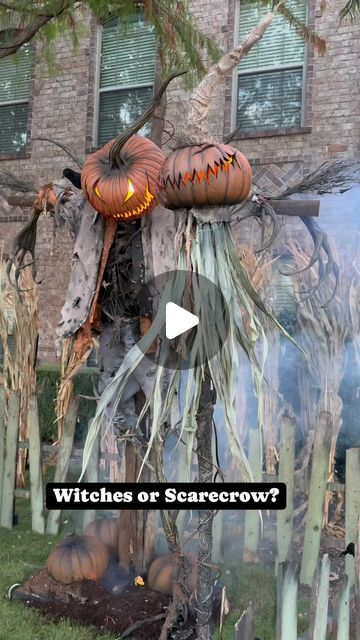 Evil Seed Creations on Instagram: "Which display kicked 🍑 the best⁉️ - - #Halloween #Evilseedcreations #Halloweendecor #Pumpkin #JackoLantern #Evilpumpkin #Pumpkinking #Pumpkinhead #Scarecrow #Monster #Scary #Creepy #Spooky #Horror #Handmade #Darkartist #Sculpture #Oneofakind #Unique #details #Reeloftheday #instagood" Scarecrow Monster, Monster Scary, Pumpkin Scarecrow, Evil Pumpkin, Creepy Pumpkin, Pumpkin Man, Scary Creepy, Scary Pumpkin, Pumpkin Head