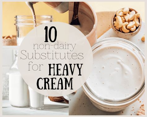 The 10 Best Non-dairy Substitutes for Heavy Cream Non Dairy Substitute For Heavy Cream, Dairy Free Substitute For Heavy Cream, Non Dairy Heavy Cream Substitute, Heavy Whipping Cream Substitute, Non Dairy Heavy Cream, Replacement For Heavy Cream, Lactose Free Heavy Cream, Substitute For Heavy Cream, Dairy Free Heavy Cream