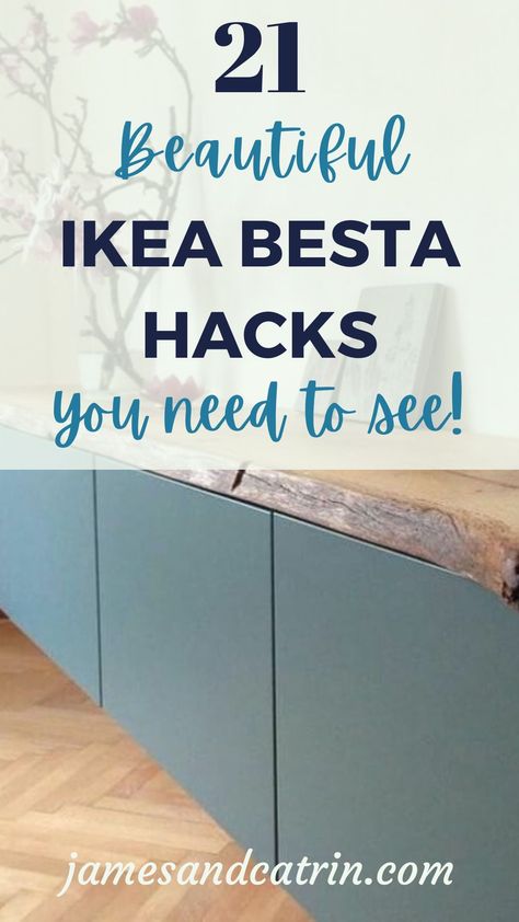 IKEA Besta hacks are here to inspire your next home makeover! 🏡 From elegant floating cabinets to rustic charm, find out how to customize your Besta for a personalized touch. Great for DIY fans, these hacks include everything from painting to adding trendy legs. #ikea #ikeabestahacks Ikea Wall Shelf Ideas, Ikea Besta Floating, Ikea Floating Cabinet, Ikea Girls Room, Best Ikea Finds, Ikea Besta Hacks, Besta Hacks, Ikea Hack Besta, Ikea Wall Shelves