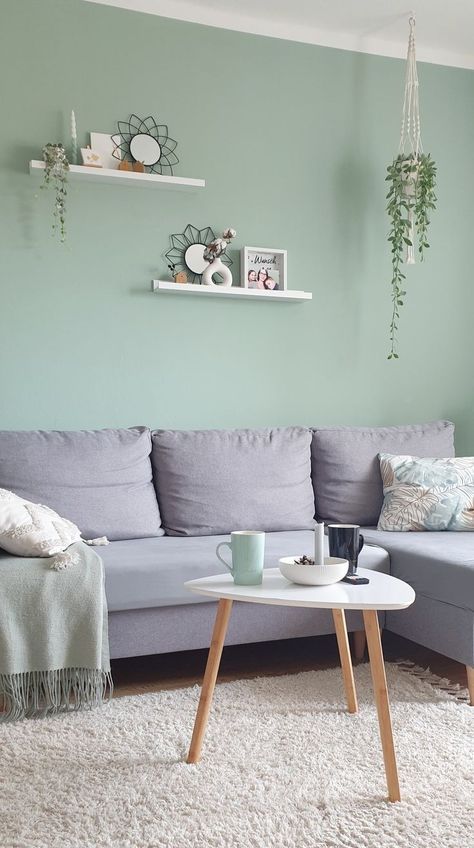 Green Walls Living Room, Traditional Design Living Room, Room Color Combination, Wall Color Combination, Living Room Wall Color, Room Wall Colors, House Paint Interior, Living Room Decor Colors, Bedroom Wall Colors