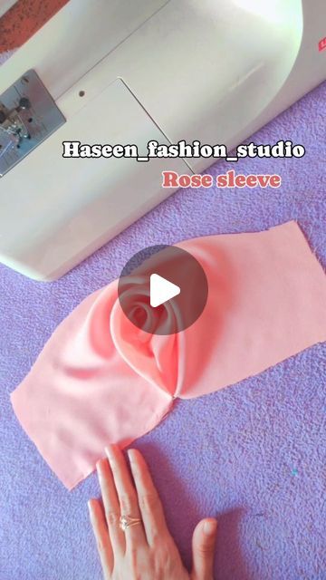 Modern Blouse Designs, Puff Sleeve Pattern, Tassels Tutorials, Rose Sleeve, Kurti Sleeves Design, How To Make Rose, Sewing Easy Diy, Draping Fashion, Bead Embroidery Tutorial