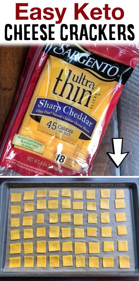 Super Quick & Easy Keto Snack Idea (Cheez-It Crackers) Baked Cheese It Crackers, Low Carb Cheese Chips Keto, How To Make Keto Chips, Cheez It Crackers Recipe, Keto Cheez Its Recipe, Homemade Cheese Its Keto, Diy Keto Crackers, Keto Cheese Snacks Easy, Crackers Made From Cheese