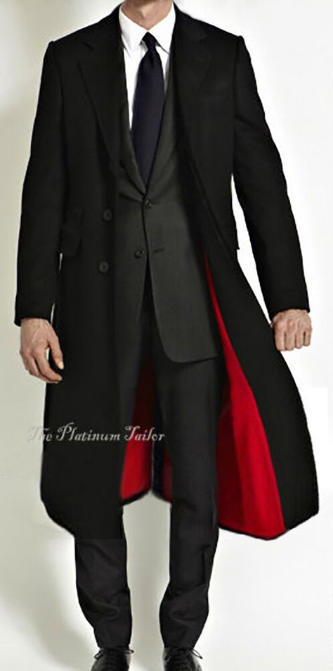 #ad Great Shopping Mens Black Wool Long Covert Overcoat Warm Winter Mod Cashmere Coat Velvet Collar, Men's Clothing Coat Ideas, Long Coat Outfit, Long Coat Men, Black Overcoat, Overcoat Men, Long Overcoat, Velvet Collar, Long Winter Coats, Wool Overcoat