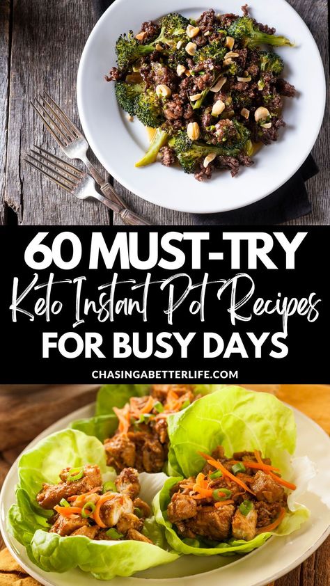 Unlock the secret to easy Keto cooking with 60 Instant Pot recipes! Perfect for fast, healthy meals, these recipes are a game-changer for your diet. Click to explore Keto magic in minutes! 🌟 #KetoInstantPot #HealthyEating #QuickKetoRecipes #LowCarbLifestyle Instant Pot Meals For Diabetics, Optavia Lean And Green Recipes 5&1 Instant Pot, Keto Instant Pot Recipes Dinners, Low Carb Instant Pot Recipes Dinners, Keto Pressure Cooker Recipes, Instant Pot Low Carb Recipes, Instant Pot Recipes Low Carb, Easy Keto Instant Pot Recipes, Keto Instant Pot Recipes