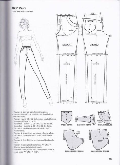 Calça feminina Jeans Pattern Sewing, Sew Pants, Trousers Pattern, Trouser Pattern, Sewing Jeans, Sewing Pants, Sew Ins, Pants Sewing Pattern, Patterned Jeans