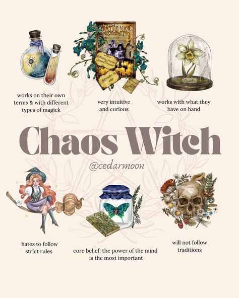 Chaos Witch, Chaos Magick, Citation Art, Chaos Magic, Wiccan Magic, Witch Spirituality, Grimoire Book, Magic Spell Book, Eclectic Witch