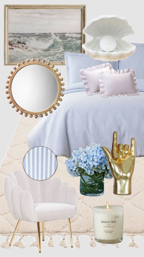 #coastalgrandmother #bedroom #beachvibes #coastal #beachy #millennial Bedroom