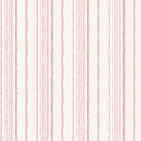 Laura Ashley Heacham Stripe Blush Wallpaper by Graham & Brown Blush Wallpaper, Kitchen Finishes, Stripe Wallpaper, Graham & Brown, Striped Wallpaper, Woven Paper, Wallpaper Samples, Laura Ashley, A White Background