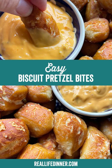 How To Make Pretzels With Biscuit Dough, Homemade Soft Pretzel Recipe, Airfryer Pretzel Bites, Finger Foods With Biscuits, Easy Pretzel Recipe Pillsbury, Cresent Roll Pretzel Bites, Pretzel Biscuits Taste Of Home, Pretzels Made With Biscuit Dough, Pretzels Bites Recipe