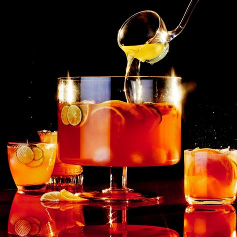 Lunar New Year’s Lychee Punch Recipe | Bon Appétit Sparkling Wine Drinks, Lychee Cocktail, Wine Recipes Drink, Negroni Sbagliato, Best Sparkling Wine, Sparkling Wine Cocktails, New Years Cocktails, Champagne Recipes Cocktails, Ginger Fizz