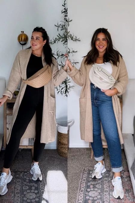 Loving the long cardigans this year. They can be styled so many ways and add so much to an outfit. I am wearing a size large Cardigan Outfit Midsize, Easy Mom Style, Long Cardigan Outfit, Outfit Midsize, Long Oversized Cardigan, Layering Cardigan, Long Cardigans, Cardigan Outfit, Oversized Sweater Cardigan