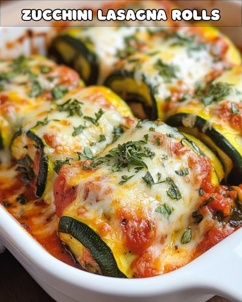 Delicious Zucchini Lasagna Rolls: A Low-Carb Twist on a Classic – Foodyhealthylife Low Carb Zucchini Lasagna, Zucchini Lasagna Rolls, Meat Casserole, Traditional Lasagna, Zucchini Lasagna, Lasagna Rolls, Vegetarian Cabbage, Low Carb Zucchini, Zucchini Fritters