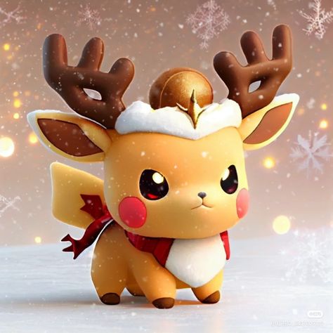 Pokemon Christmas, Pikachu Wallpaper, Cute Pikachu, Cute Pokemon Pictures, Cute Animal Clipart, Cute Pokemon Wallpaper, Pokemon Funny, Pokemon Drawings, Dessin Adorable