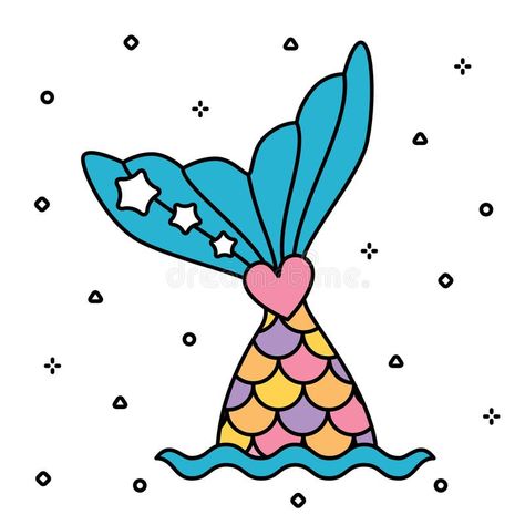 Pastel rainbow mermaid tail cute colorful isolated. Vector , #AFFILIATE, #mermaid, #tail, #Pastel, #rainbow, #isolated #ad Cute Mermaid Drawing, Easy Mermaid Drawing, Mermaid Tail Drawing, Rainbow Mermaid Tail, Mermaid Illustrations, Tail Drawing, Cartoon Mermaid, Mermaid Vector, Mermaid Cartoon