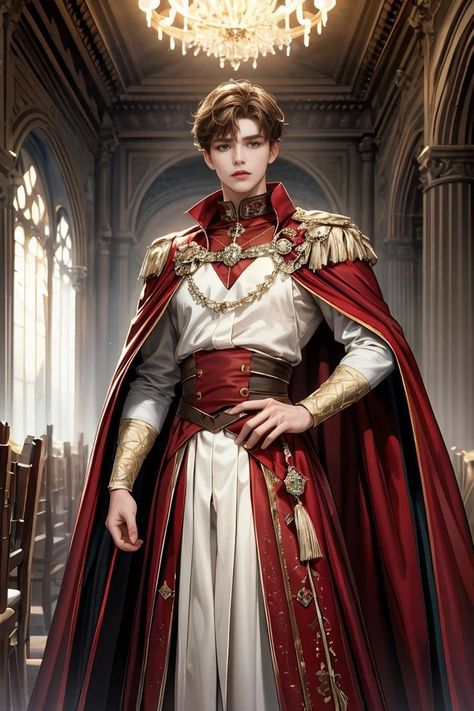 Medieval Outfits Men Royal, Medieval Outfits Men, Traditional Chinese Clothing Male, Medieval Clothing Men, Empire Outfit, Cover Novel, Anime Long Hair, Armor Dress, Princess Charming