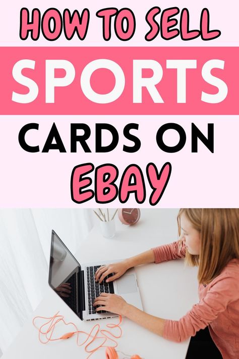 How To Sell Sports Cards On eBay (Make $1000/mo) How To Sell Sports Cards, Sports Card Collecting, Trading Card Organization, Paracord Instructions, Baseball Cards Storage, Sports Cards Collection, Supplemental Income, Sports Trading Cards, Small Business Organization