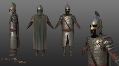 Lotr Rohan Soldier, Earth Armor, Armour Inspiration, Game Of Thrones Westeros, Knight Armour, Art Medieval, Heavy Armor, Fantasy Story Ideas, Character Turnaround