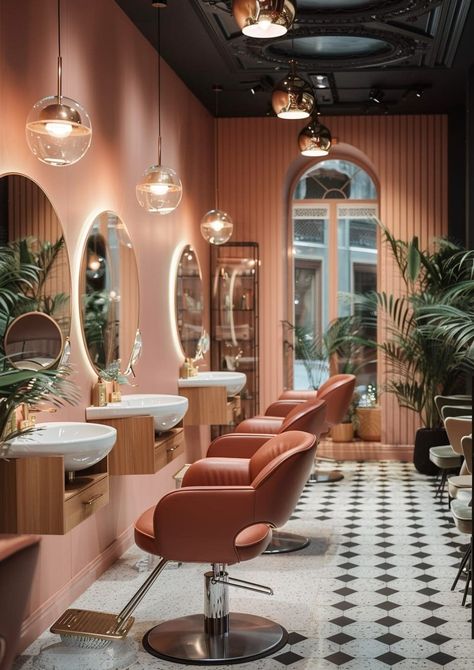 Vintage Salon Decor, Beauty Salon Interior Design Ideas, Salon Suite Decor, Vintage Beauty Salon, Hair Salon Interior Design, Salon Interior Design Ideas, Beauty Salon Interior Design, Hair Salon Interior, Dresser Design