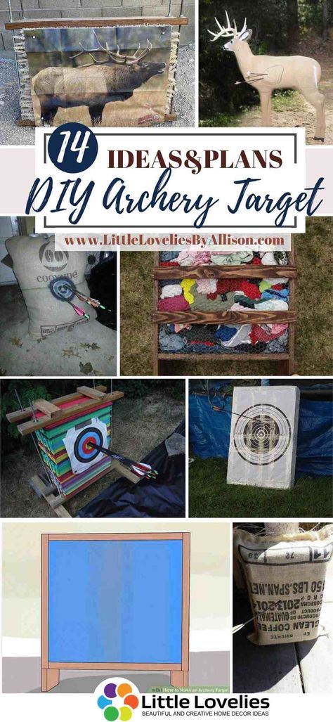 14 DIY Archery Target - How To Make An Archery Target Diy Archery Target Homemade, Archery Targets Diy, Homemade Archery Target, Diy Archery Target Backstop, Archery Target Diy, Target Practice Shooting, Bow And Arrow Target, 3d Archery Targets, Diy Archery Target