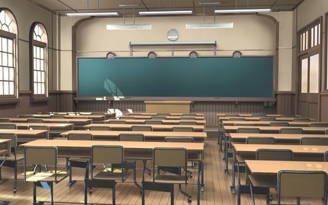 Classroom Background, Gacha Backgrounds, Anime High School, Anime Classroom, Interior Design Drawings, Scenery Background, City Background, Luxury Homes Dream Houses, Visual Novel