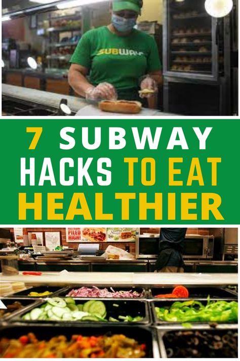 7 ways to make subway sandwiches healthier Subway Salad Ideas, Subway Order Ideas Healthy, Subway Diet Plan, Subway Healthy Choices, Low Calorie Subway, High Protein Subway, Healthy Subway Orders, Subway Salad Recipes, Subway Sandwich Order Ideas