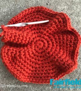 Large Crocheted Pumpkin | Magic Circle Crochet Pumpkin, Large Crochet Pumpkin Free Pattern, Crochet Pumpkin With Lid, Crochet Pumpkin Super Bulky Yarn, Crochet Pumpkin Large, Magic Circle Crochet, Crochet Fall Decor, Large Pumpkin, Knifty Knitter