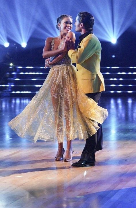 Dwts Costumes, Gabby Windey, Mark Ballas, Ballroom Dress, Couple Dancing, Dancing With The Stars, Charli D Amelio, What Happened, High Low Dress