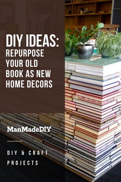 Upcycle Old Books Diy Projects, Reuse Old Books Diy Projects, Craft Ideas With Old Books, Book Furniture Diy, Book Recycling Ideas, Repurpose Encyclopedia Ideas, Old Book Ideas, What To Do With Old Encyclopedias, Recycle Books Crafts