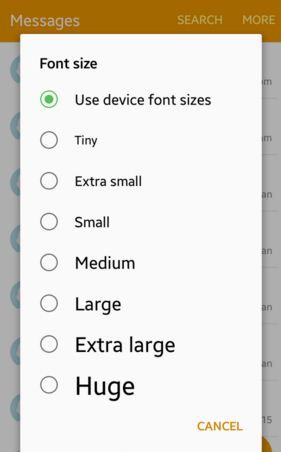 How to change font size of messages app on android Messaging App, Phone Apps, Latest Technology, Font Size, Helpful Hints, Technology