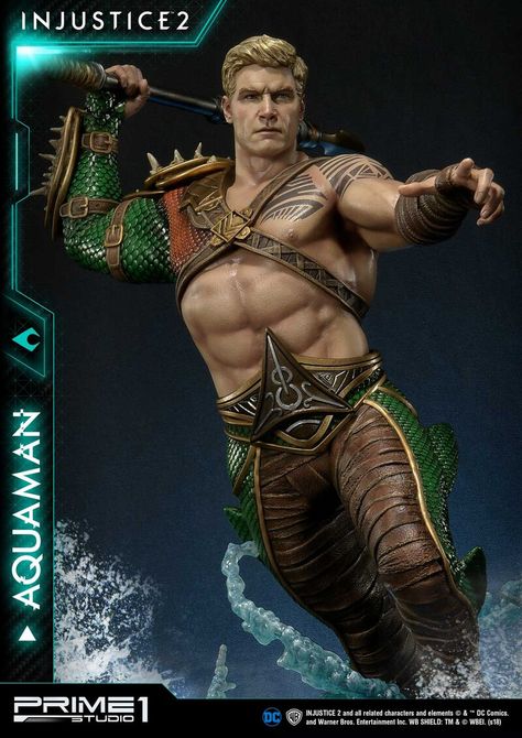 ArtStation - Prime 1 Studio - Aquaman : Injustice 2, Caio Fantini Aquaman Injustice, Arthur Curry, Prime 1 Studio, Character Statue, Injustice 2, Justice League Of America, Team Effort, Aquaman, Hot Toys