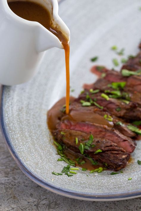 Demi Glace Recipe, Demi Glaze Recipe, Demi Glaze Sauce, Demi Glaze, Steak Frites, Clam Recipes, Brown Sauce, Steak Sauce, Sauteed Vegetables