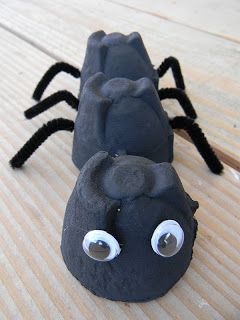 Teach Love Grow: A Week- Ant Craft and Snack- Creepy Crawly Science Camp Ant Craft, Ant Crafts, Insect Crafts, Bug Crafts, Egg Carton Crafts, Cute Egg, Googly Eyes, Egg Carton, Childrens Crafts