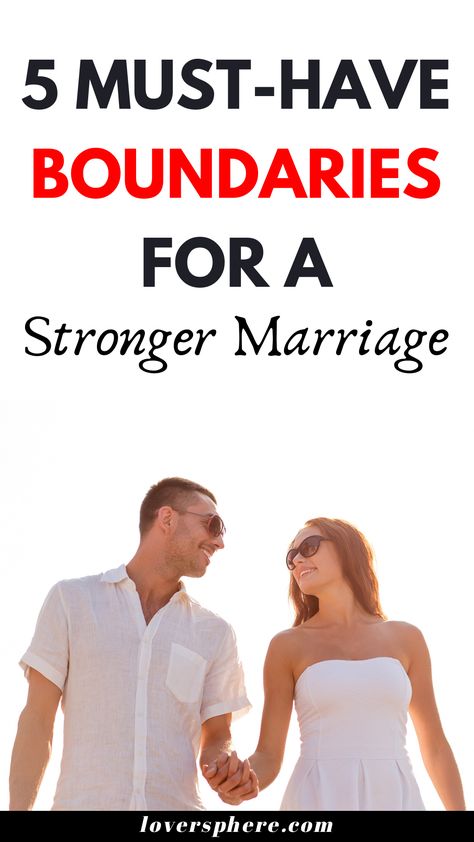 Setting boundaries in marriage is a healthy way to protect your marriage from issues. If you are looking for marriage advice on how to set the right boundaries for your marriage, check out these 5 must-have boundaries for a stronger marriage. These marriage boundaries will help you have a happy marriage and avoid unneccessary issues with your partner. Marriage boundaries that fosters a stronger marriage Healthy Boundaries For Couples, Tips For A Healthy Marriage, Rules For Marriage, Setting Boundaries In Marriage, Examples Of Boundaries In Marriage, Boundaries For Relationships, Marriage Boundaries List, Boundaries To Set In A Relationship, Relationship Boundaries List