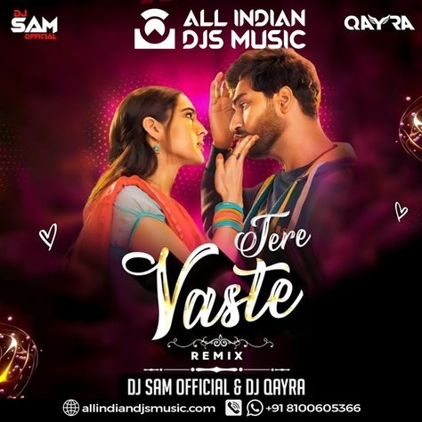 Tere Vaaste (Remix) - DJ Qayra & DJ Sam Download: https://allindiandjsmusic.com/0xCjhT #terevaaste #remix #djqayra #djsam #allindiandjsmusic Tere Vaaste, Mixing Dj, Bollywood Music, Dj Remix, Brand Creation, One Drop, Facebook Sign Up, Record Label, Music Record