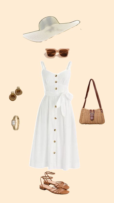 Perfect outfit for a sunny day at the beach Beach Picnic Outfit, Outfit For Beach, Picnic Outfit, Day At The Beach, Beach Picnic, Sunny Day, Perfect Outfit, At The Beach, Sunny Days