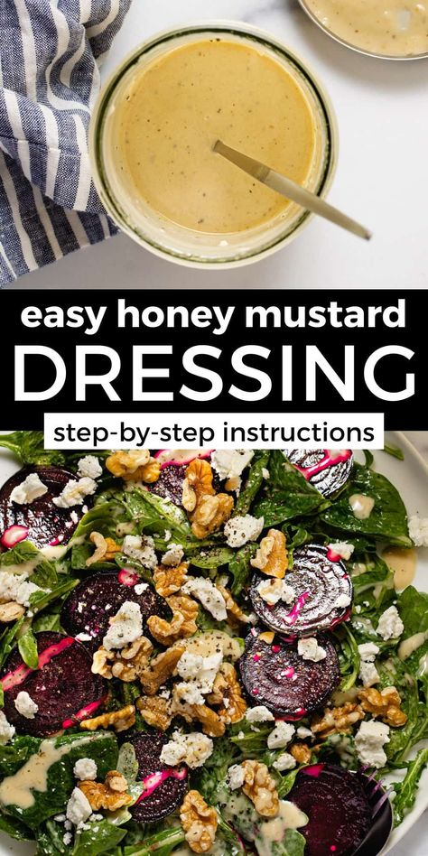 Salad With Dijon Mustard Dressing, Honey Dijon Salad Dressing, Honey Dijon Vinaigrette Dressing, Honey Mustard Pasta Salad, Mustard Pasta Salad, Honey Mustard Pasta, Mustard Pasta, Dijon Dressing Recipe, Dijon Mustard Dressing