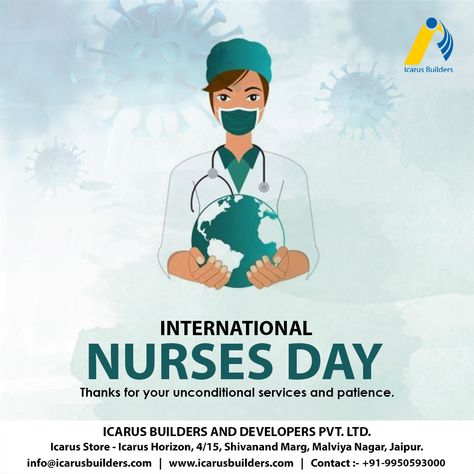 Nurses Day Creative Ads, Happy International Nurses Day, International Nurses Day, Creative Advertising Design, Environment Day, Nurses Day, Creative Ads, Message Board, Creative Advertising