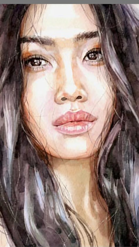 Watercolor Portrait Tutorial, Watercolor Art Face, Watercolor Face, Portrait Tutorial, Watercolor Portrait Painting, Watercolor Paintings For Beginners, Watercolor Art Lessons, Watercolor Portrait, Watercolor Portraits