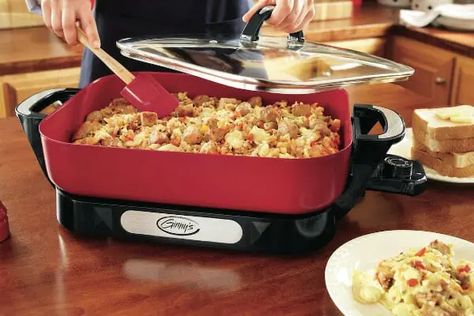 Best Electric Skillet, Skillet Breakfast, Frying Chicken, Breakfast Scramble, Electric Skillet Recipes, Chorizo Breakfast, Electric Frying Pan, Easy Recipies, Electric Skillet