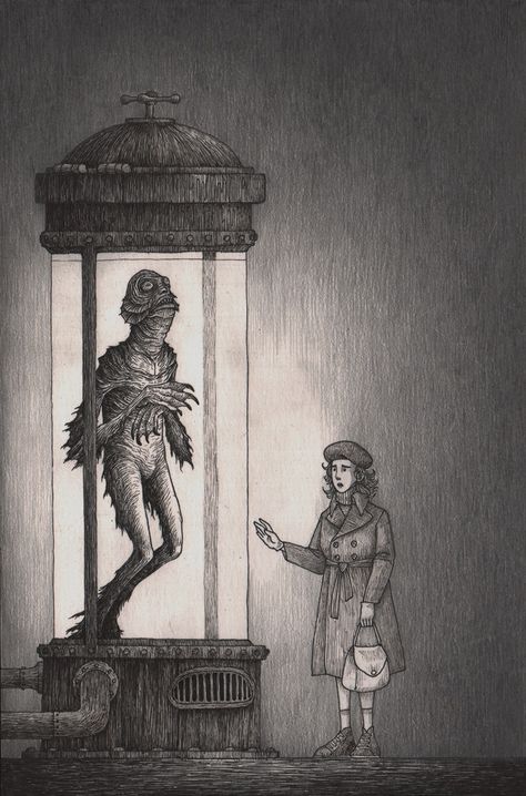 Image of drawer 6 John Kenn Mortensen, Don Kenn, John Kenn, Shape Of Water, Doug Jones, The Shape Of Water, Hp Lovecraft, Creepy Art, Environment Concept Art