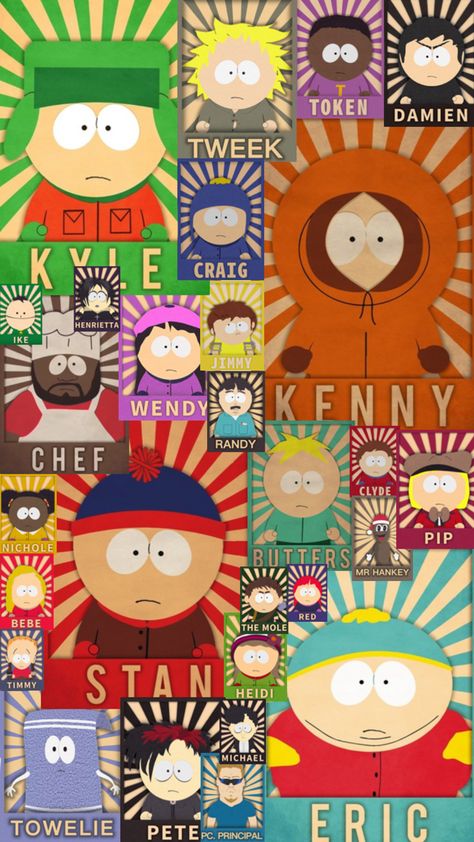 South Park Wallpaper, South Park Poster, Park Wallpaper, Kenny South Park, 2160x3840 Wallpaper, South Park Funny, South Park Characters, South Park Fanart, Creative Poster Design