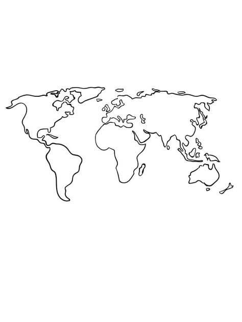 Map Of The World Drawing, Earth Map Drawing, World Map Doodle, World Map Embroidery, World Map Line Art, World Map Sketch, World Map Drawing, World Map Black And White, World Map Stencil