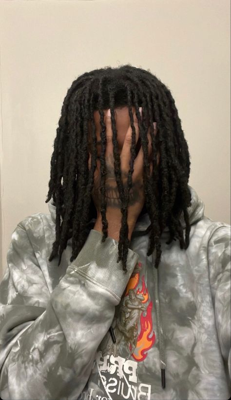 Dreads Covering Face, Latest Dreadlocks Styles, Locks Styles, Thick Dreads, Cornrow Braids Men, Short Dreadlocks Styles, Dread Hairstyles For Men, Black Dreads, Mens Dreads